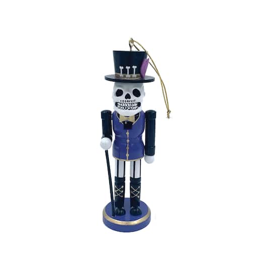 6" Voodoo Nutcracker Ornament By Santasworkshop in Black | 2" x 2" x 6" | Michaels®